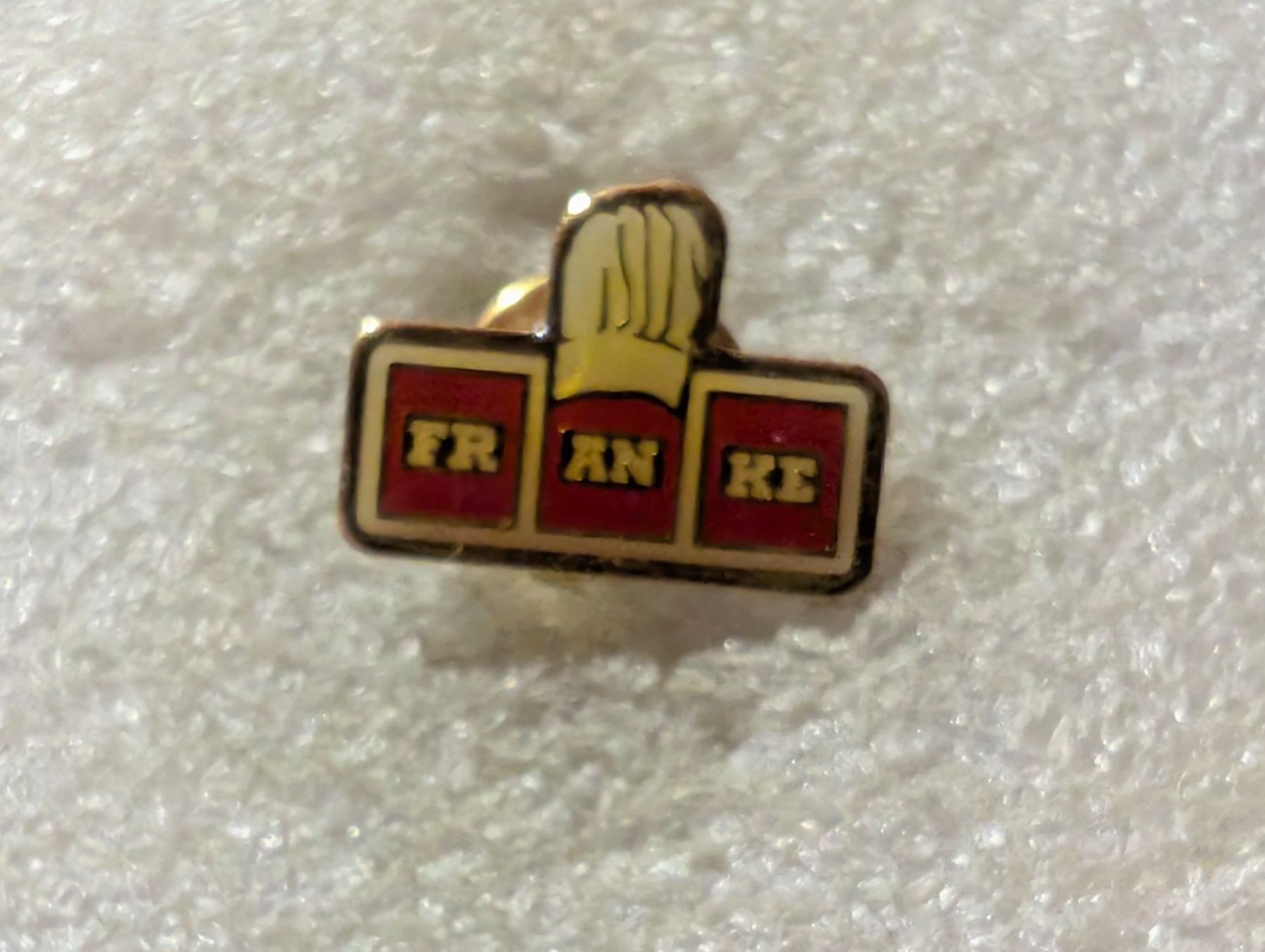 Placchette & Badge: Ansteckpin 171: Franke – Usato da Oppligen venduto da Pin-Fall-Shop