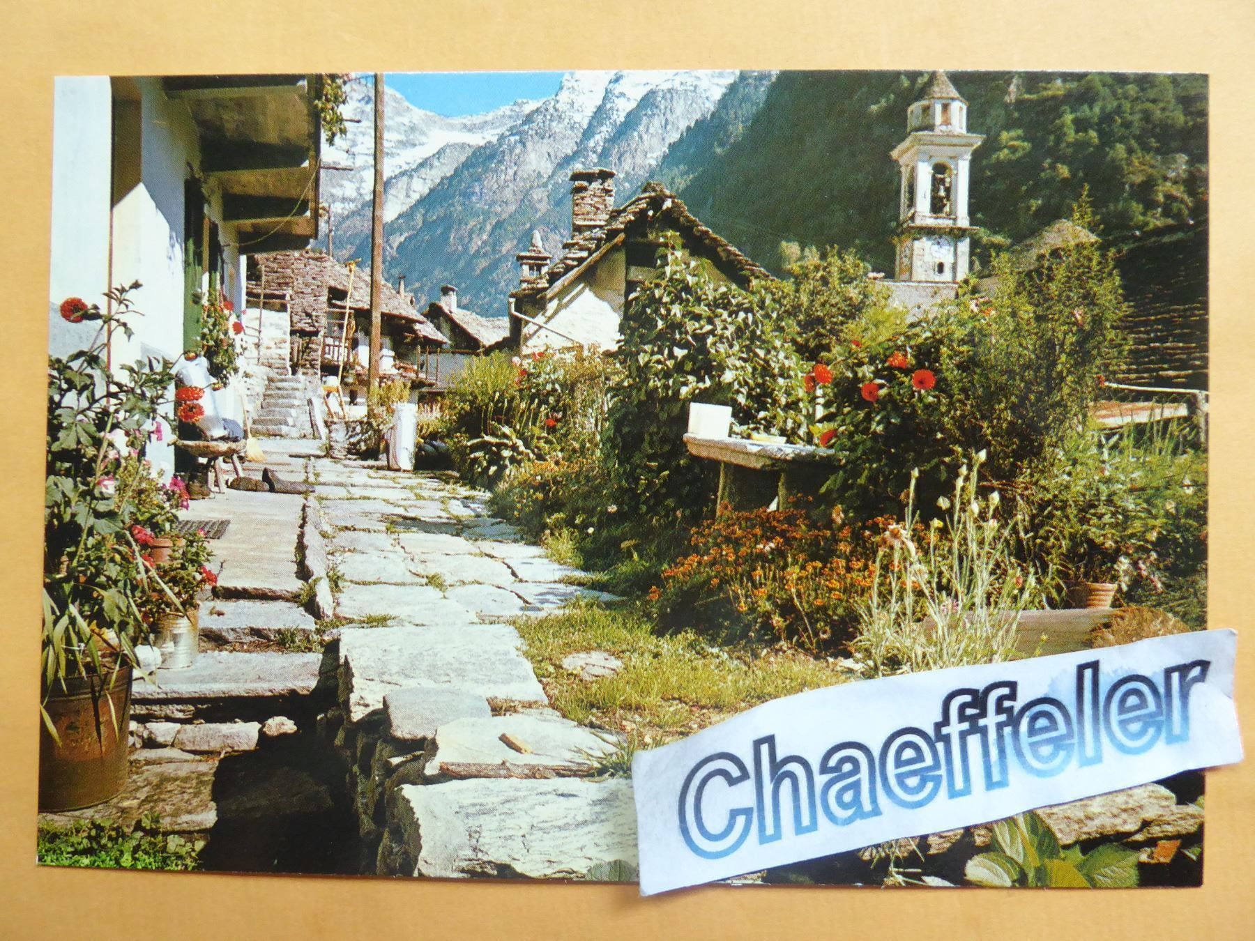 Cartoline postali: 6611 Sonogno, Valle Verzasca – Nuovo (secondo la descrizione) da Zürich venduto da Chaeffeler