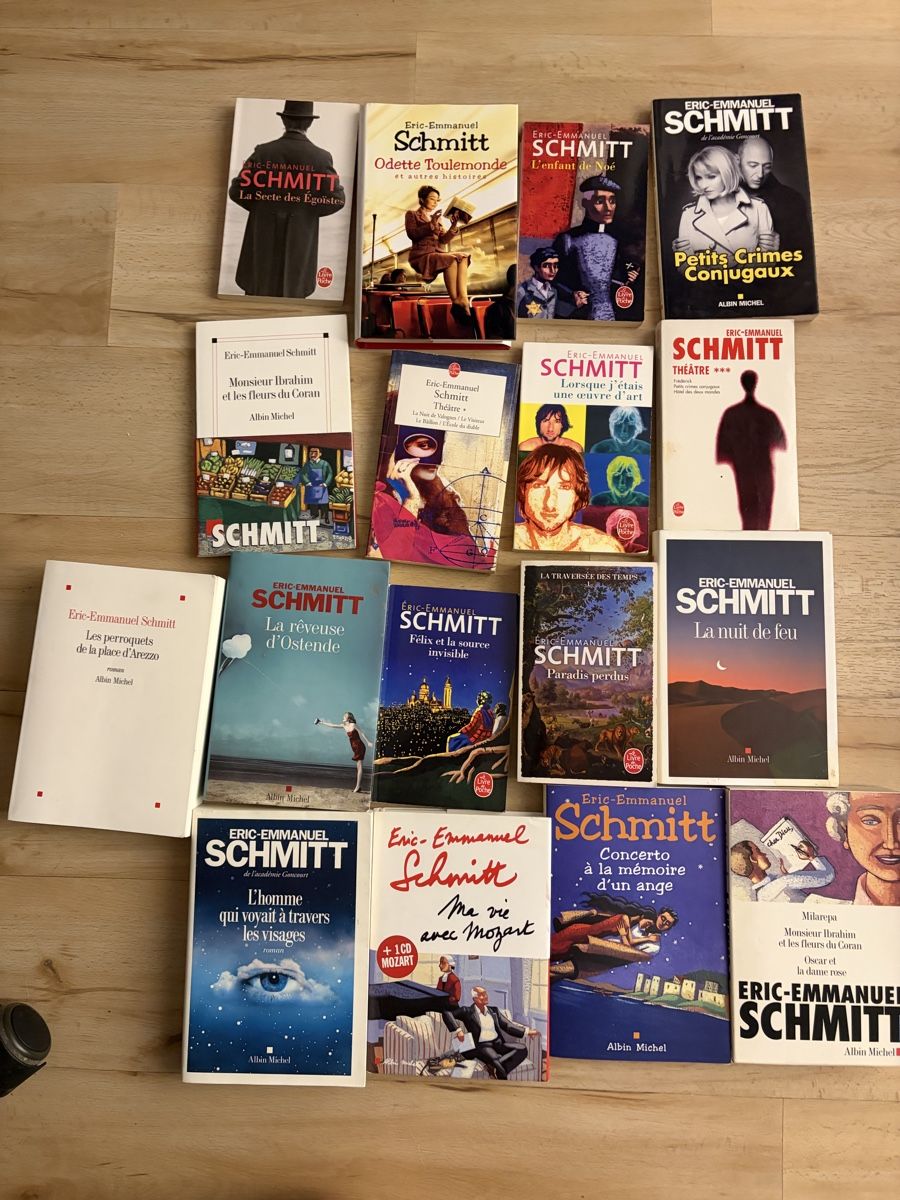 Livres: 19 Livres Eric-Emmanuel Schmitt  – D'occasion à Crissier par Nouchki76