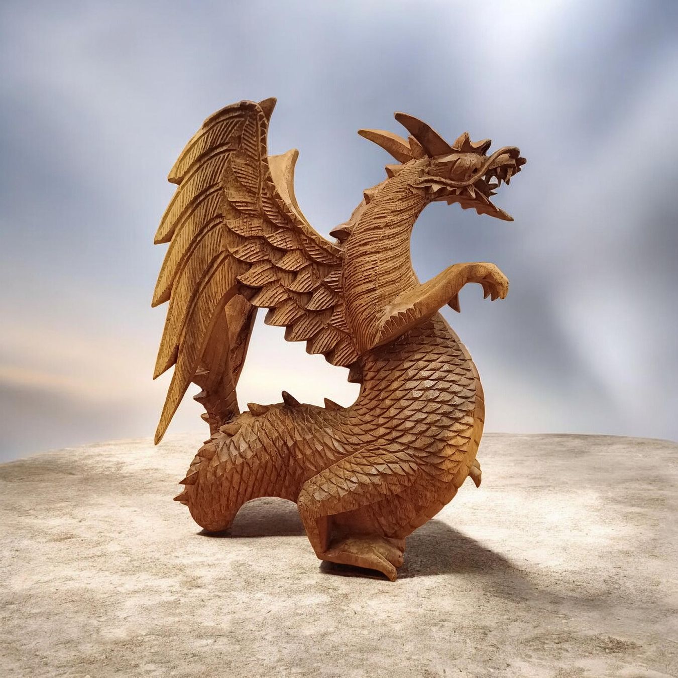 Statuette: Dragon Drache 30 cm – Difettoso da Domat-ems venduto da Gr8wood 4