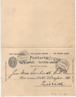 P19 Frage- u. Antwortkarte Motiers nach