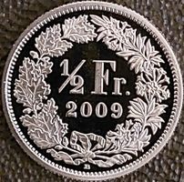 50 Rappen 2009 stgl. / aus Münzsatz