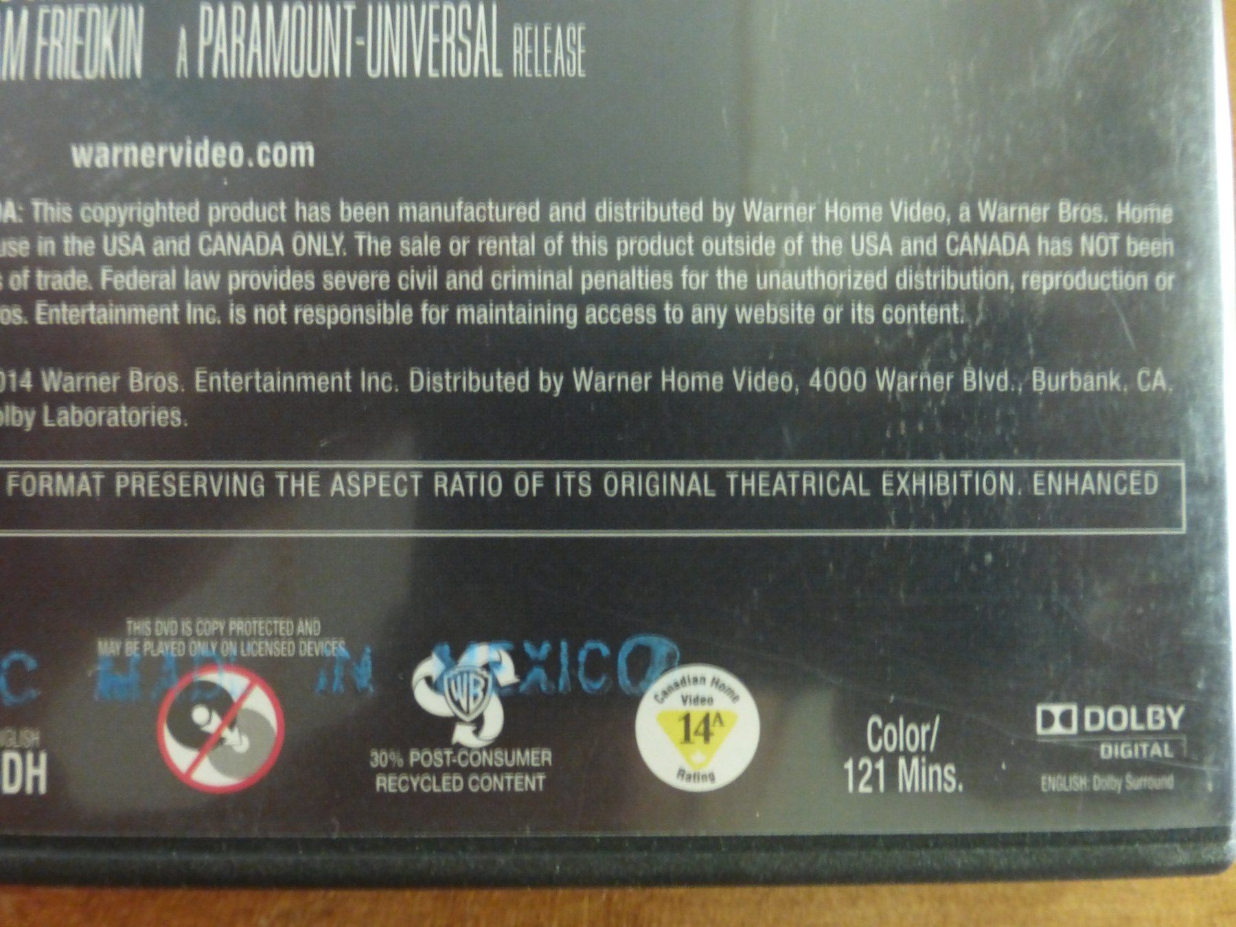 Tutti i DVDs: Sorcerer William Friedkin Action DVD – Usato da Zumikon venduto da psisound 3