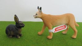 Schleich Hase und Karakal