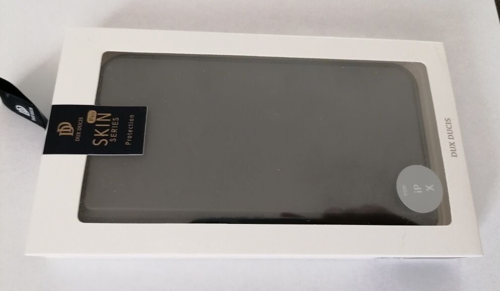 Cover & Protezioni schermo: Dux Ducis iPhone Xs/X Flip Wallet Etui grau – Nuovo (secondo la descrizione) da Bassersdorf venduto da maga1g