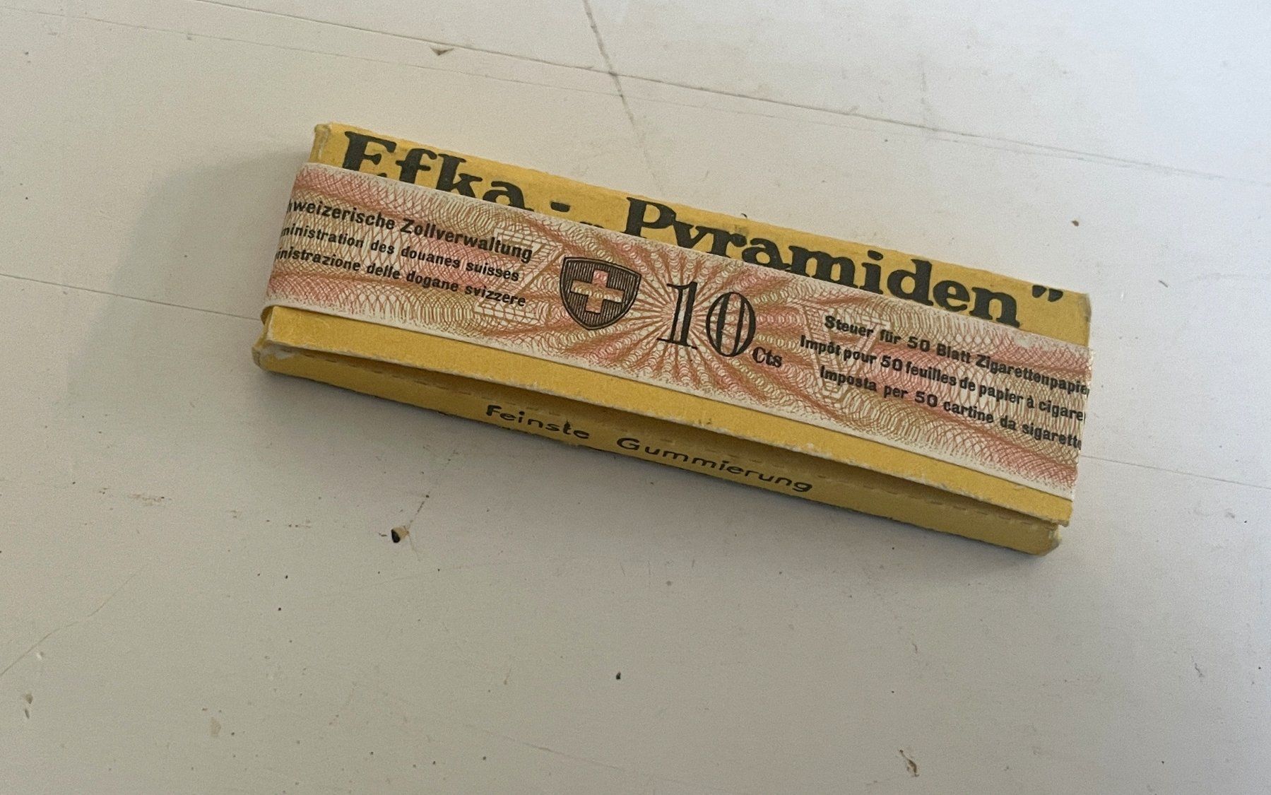 Grafiken & Lithographien: Efka Pyramiden Cigaretten Papier - Packung originalverpackt – Gebraucht aus Savagnier von Ne2065 1