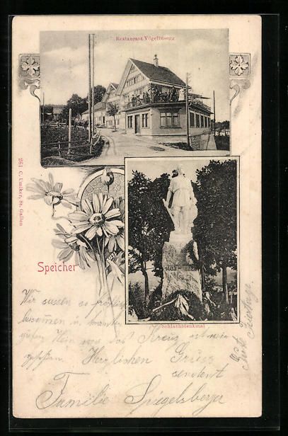 Cartoline postali: Speicher, Restaurant Vögelinsegg, Schla – Usato da Berlin venduto da bartko-reher