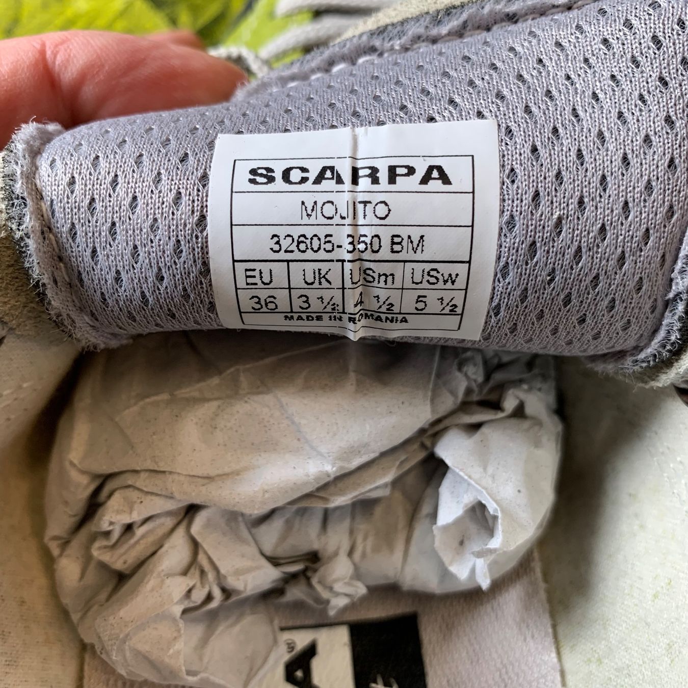 Scarpa Scarpe da uomo: The Original Scarpa Mojito, Lime, 36 – Nuovo e nell'imballaggio originale da Küttigen venduto da thoren77 5