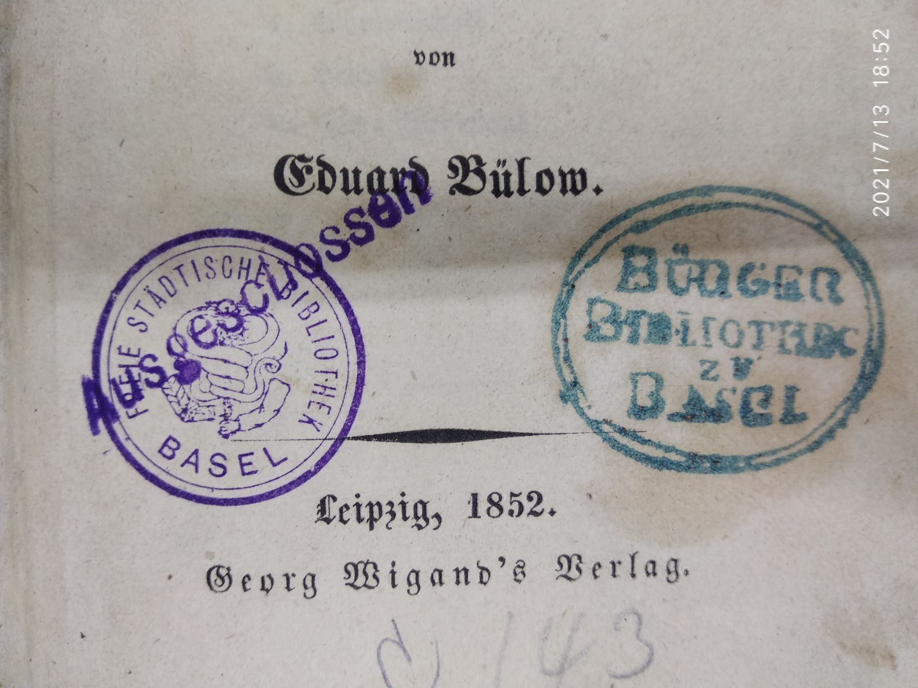 Stempel: BRÄKER - DER ARME MANN IM TOCKENBURG – Gebraucht aus Goldach von Gaip 1
