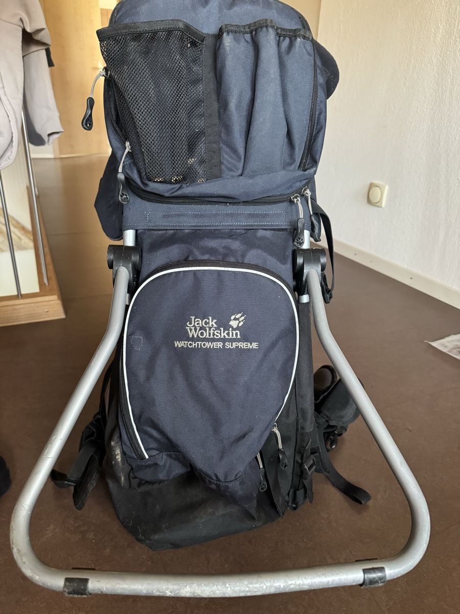 Jack Wolfskin Bauch- & Rückentragen: Jack Wolfskin Kindertrage Watchtower Supreme – Gebraucht aus Müselbach von Roesli