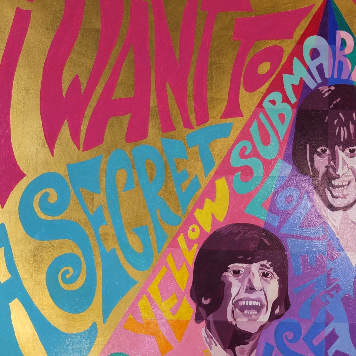 Dipinti: Curt Stenvert, Die Beatles, 1987 – Usato da Basel venduto da Brocki-auf-dem-Wolf 6