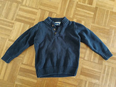 Lupilu Pulli Strick Gr 86/92 Dunkelblau Kinder