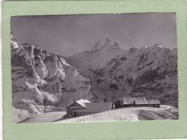 Bergstation Grindelwald First Schreckhorn 1952