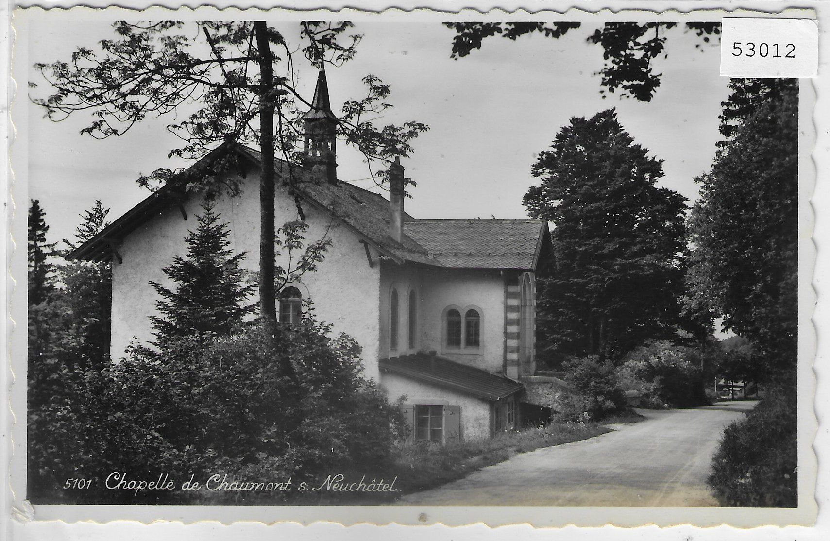 Cartoline postali: Chapelle de Chaumont s. Neuchatel – Usato da Ettingen venduto da Kartenplanet