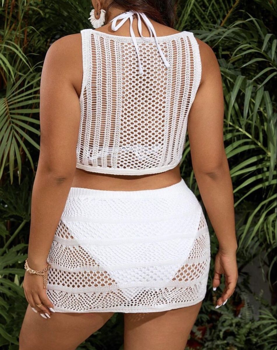 Kleiderpakete: White Crochet Beach Set 🤍🐚 – Neu und originalverpackt aus Zürich von onlyifashion 1