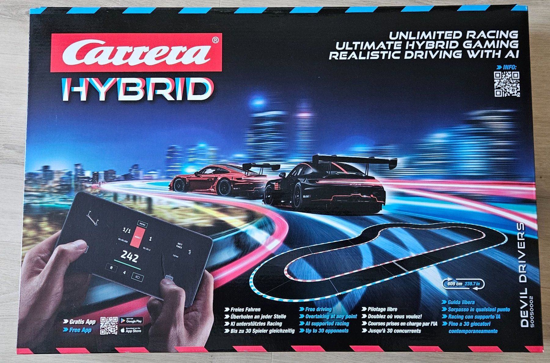 Carrera Piste: Carrera Hybrid Devil Drivers Hybrid Racing Set – Usato da Seuzach venduto da Seuzi0