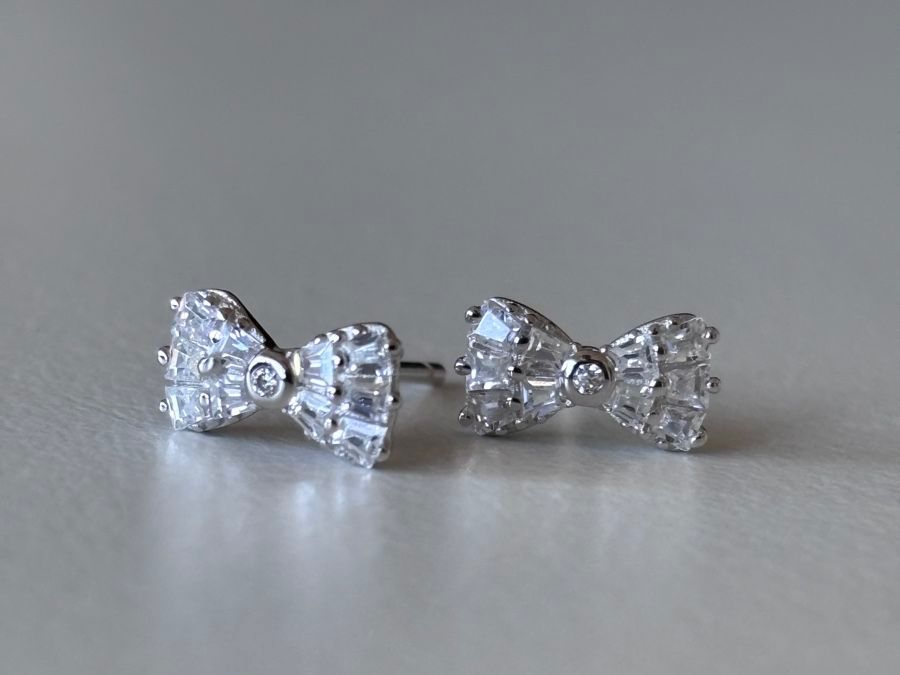 Ohrringe & -stecker: Moissanite Studs Earrings. 925 Silver. – Neu (gemäss Beschreibung) aus Dübendorf von S1973E 3