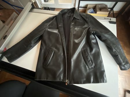 Vintage Herren Lederjacke von Chevignon Grösse L