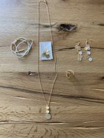 Modeschmuck Set Goldfarben, NEU