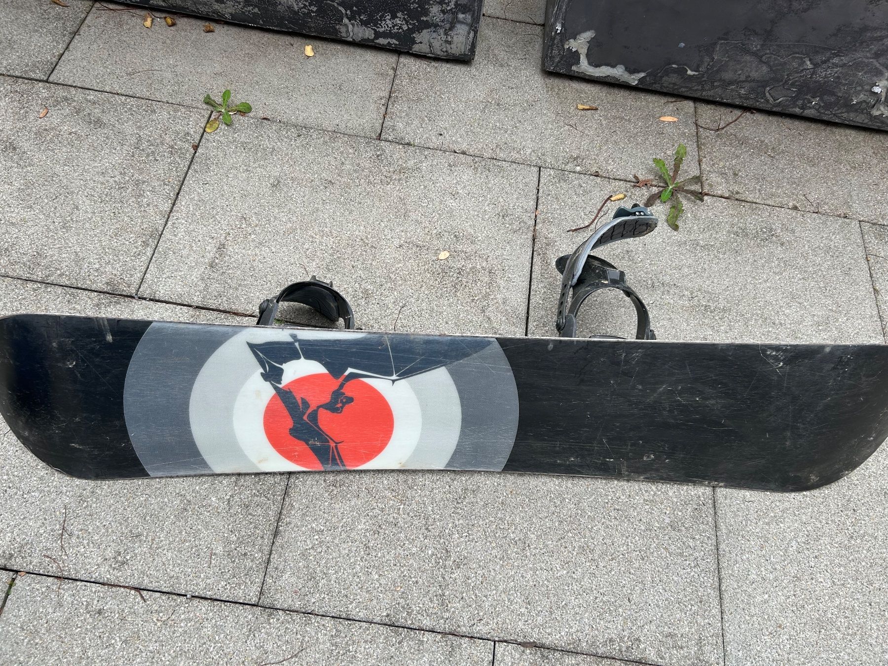 Board: Snowboard Crazy Creek 152cm mit Bindung – Usato da Mauren TG venduto da webschen 2