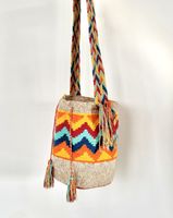 Wayuu Tasche handgefertigt von indigenen Wayuu (Kolumbien) 
