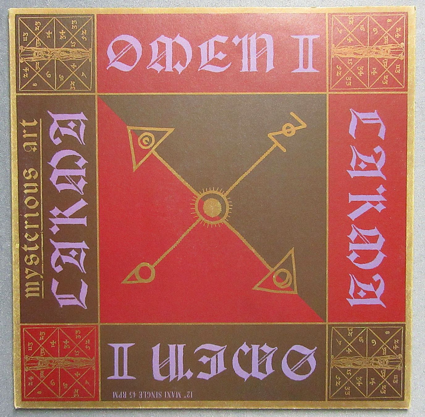Schallplatten: Mysterious Art - Carma - Omen 2 / Maxi Single ab CHF 3.00 – Gebraucht aus Auenstein von Padabimbim