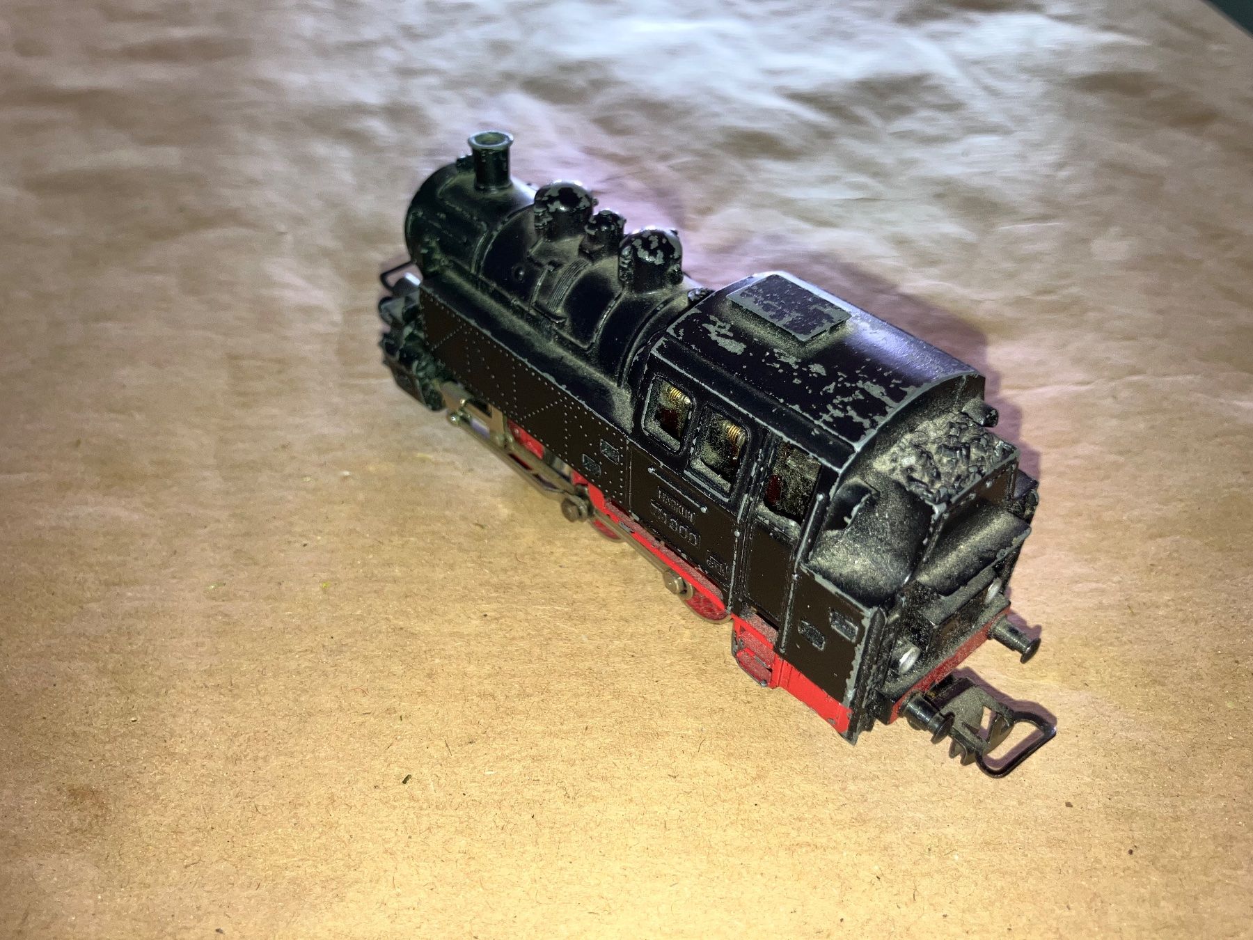 Märklin Modellini di ferrovie: Märklin TM 800 / 3004 Dampflok der DB – Difettoso da Bütschwil venduto da Semaphor 2