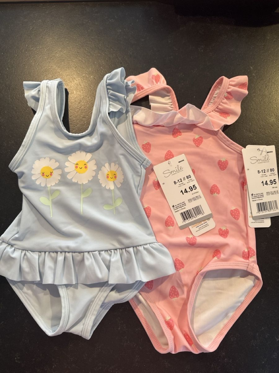 Migros Costumi da bagno & Bikini: 2-er Set Mädchen Badeanzug Gr. 80, NEU – Nuovo e nell'imballaggio originale da Grabs venduto da Shelly_87
