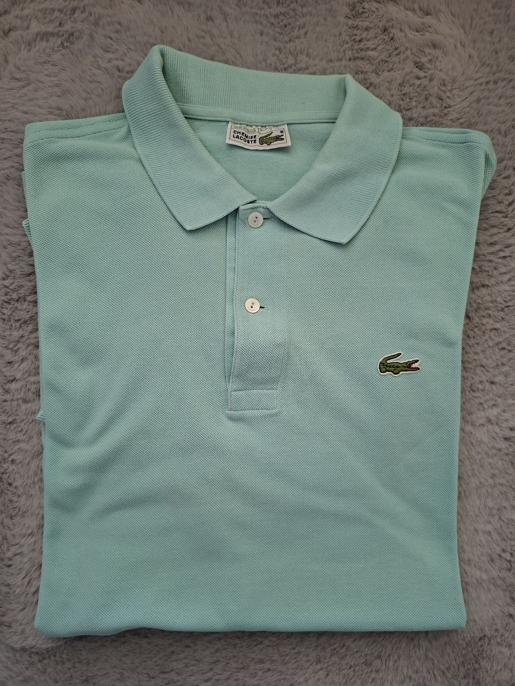 Lacoste Magliette Polo: Polo Lacoste vintage turquoise, taille 7 – Usato da Renens VD venduto da ser_j2fn