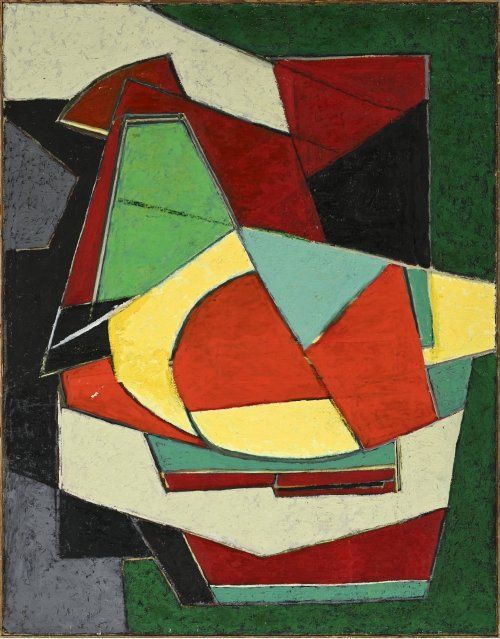 Dipinti: Important cubist painting tableau by Gilbert Thevenot – Usato da Apples venduto da the_7jtf 4