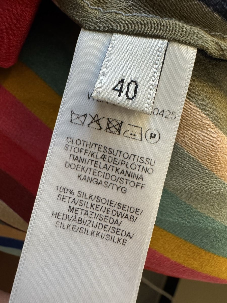 Paul Smith Camicette: Paul Smith Seidenhemd 100% Seide  – Usato da Obfelden venduto da cesarina10 7