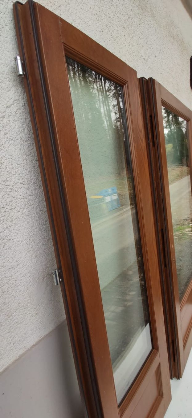 Baustoffe & - elemente: Porte double, vitrée, extérieure, triple vitrage – Neu (gemäss Beschreibung) aus Essertes von  2