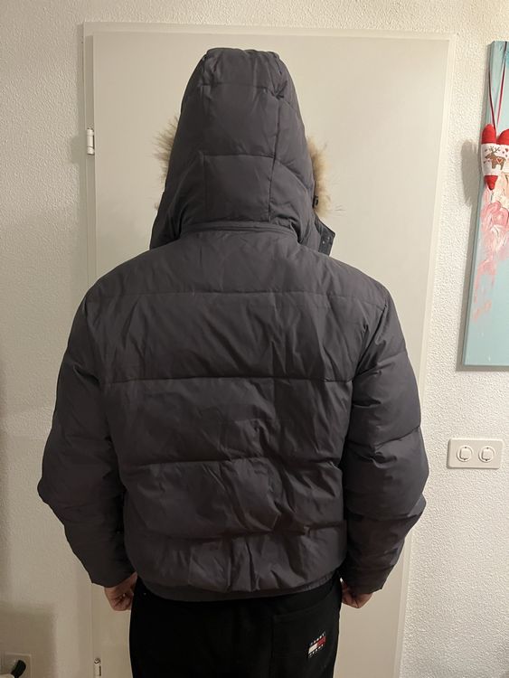 kurze winterjacke mit pelz