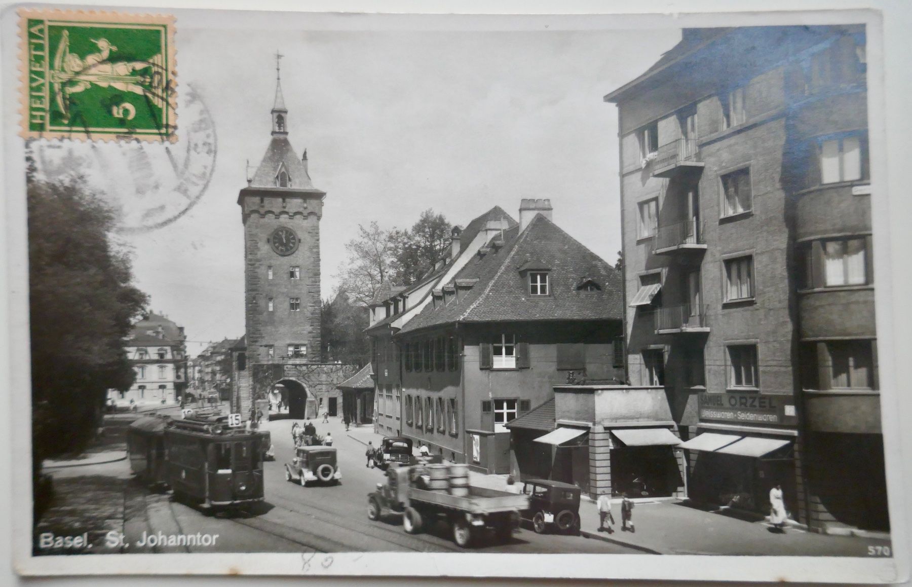 Cartes postales: 1934 Postkarte St. Johanntor Basel – D'occasion à Möhlin par PHILABARTIS