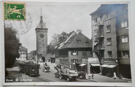 1934 Postkarte St. Johanntor Basel