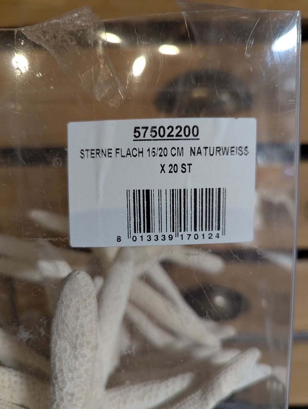 Alle Dekorationen: Seesterne naturweiss basteln – Neu und originalverpackt aus Bettlach von Costmiri 2