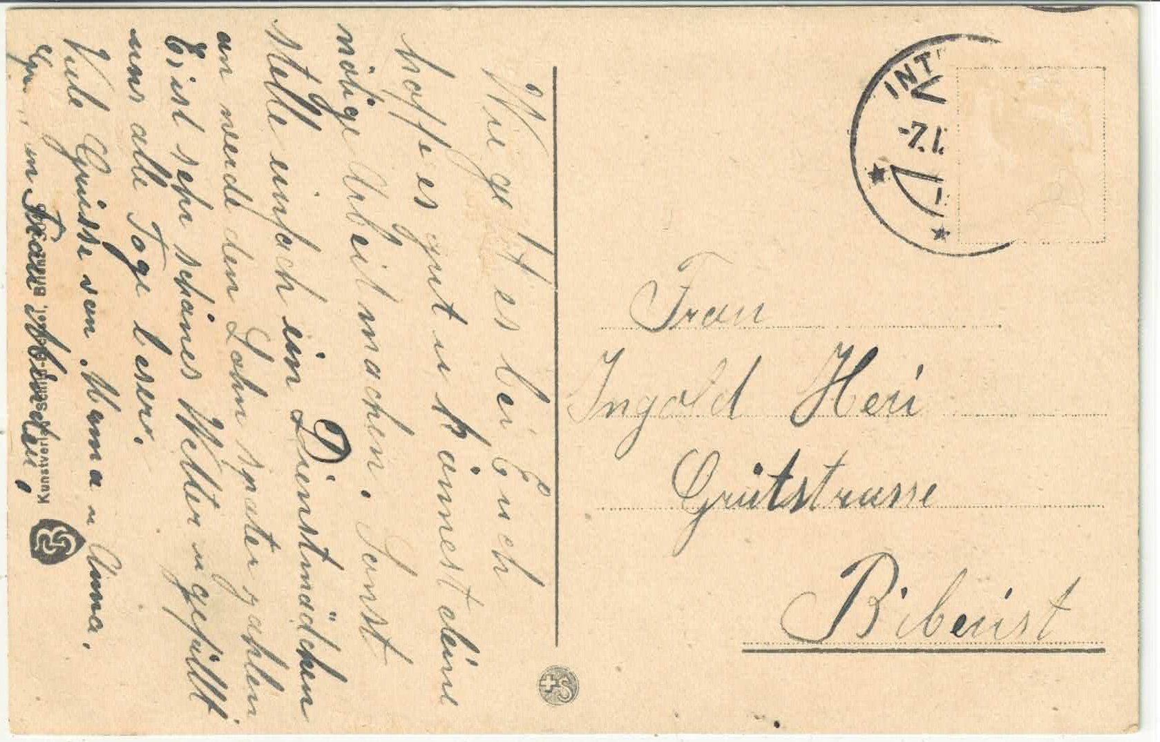 Cartes postales: Interlaken - Heimwehfluh - Bahn - Litho – D'occasion à Ettingen par Kartenplanet 1