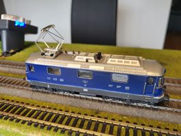 Hag 160 Re4/4 ll 11107 Blau ESU MFX V5 AC Digital