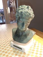 Art Deko Skulptur Herren Brust Marmor Sockel um 1940j Top