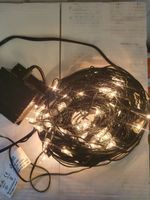 Lichterkette mit 80 Birnen für drinnen und draussen