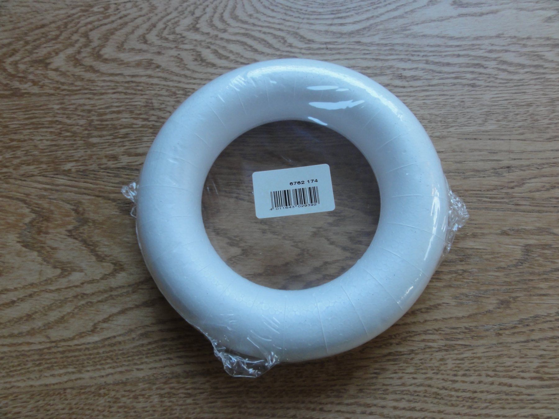 Kit bricolage: Bastel-Ring aus Styropor, neu! – Nuovo e nell'imballaggio originale da Riedholz venduto da Taweva