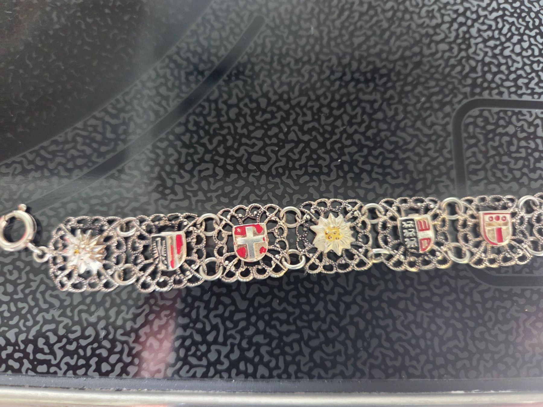Bracciali & Braccialetti: Armband Vintage   Wappen – Usato da Davos-Platz venduto da ninli