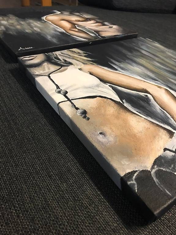 Dipinti: Kunstmalerei Acryl auf Leinwand – Usato da Laax GR venduto da MountainAnd 3