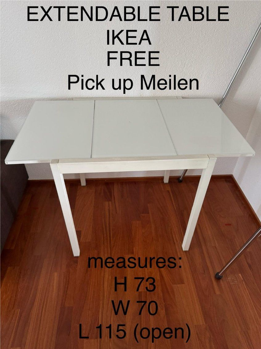 Tables: Extendable Table - FREE – D'occasion à Meilen par RobertaMeilen