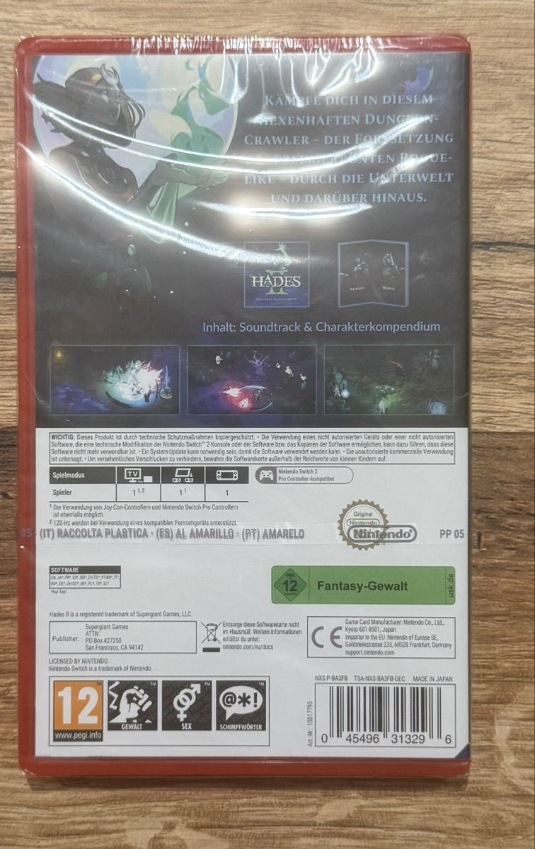 Nintendo Spiele: Hades II Switch 2 NEU – Neu und originalverpackt aus Buchs SG von Tolm 1