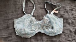 Victoria's Secret BH 85DD Spitze Babyblau Pailletten 🍟