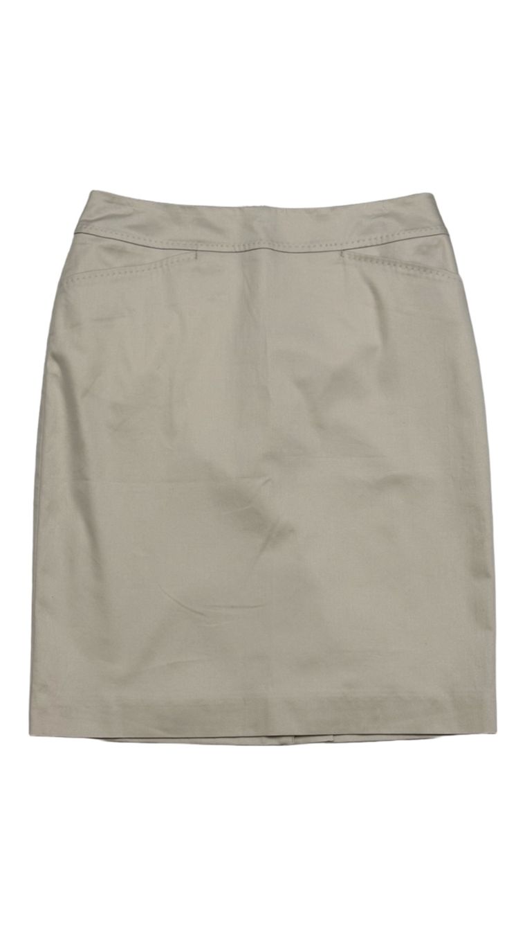Gonne: St.Emile Bleistiftrock greige 34 grau beige Rock – Nuovo (secondo la descrizione) da Regensdorf venduto da secondchancefashion