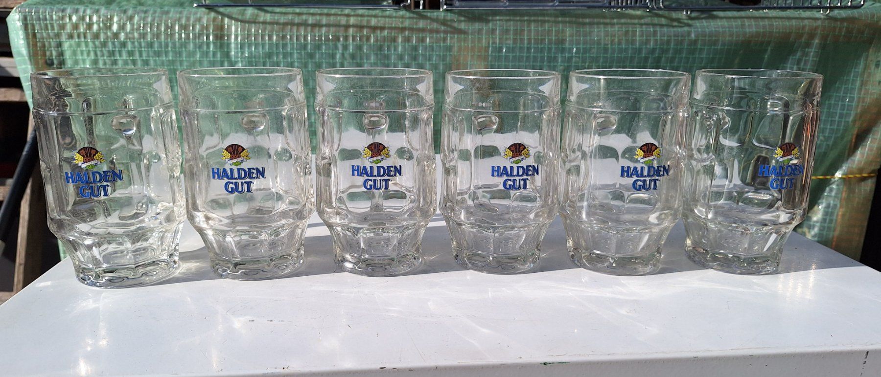 Haldengut Bicchieri: 6 x Haldengut Biergläser 0.5L – Usato da Weinfelden venduto da JoeBaer