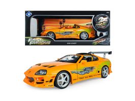 Toyota Supra MK4 Fast & Furious 2001 orange 1/18 Solido
