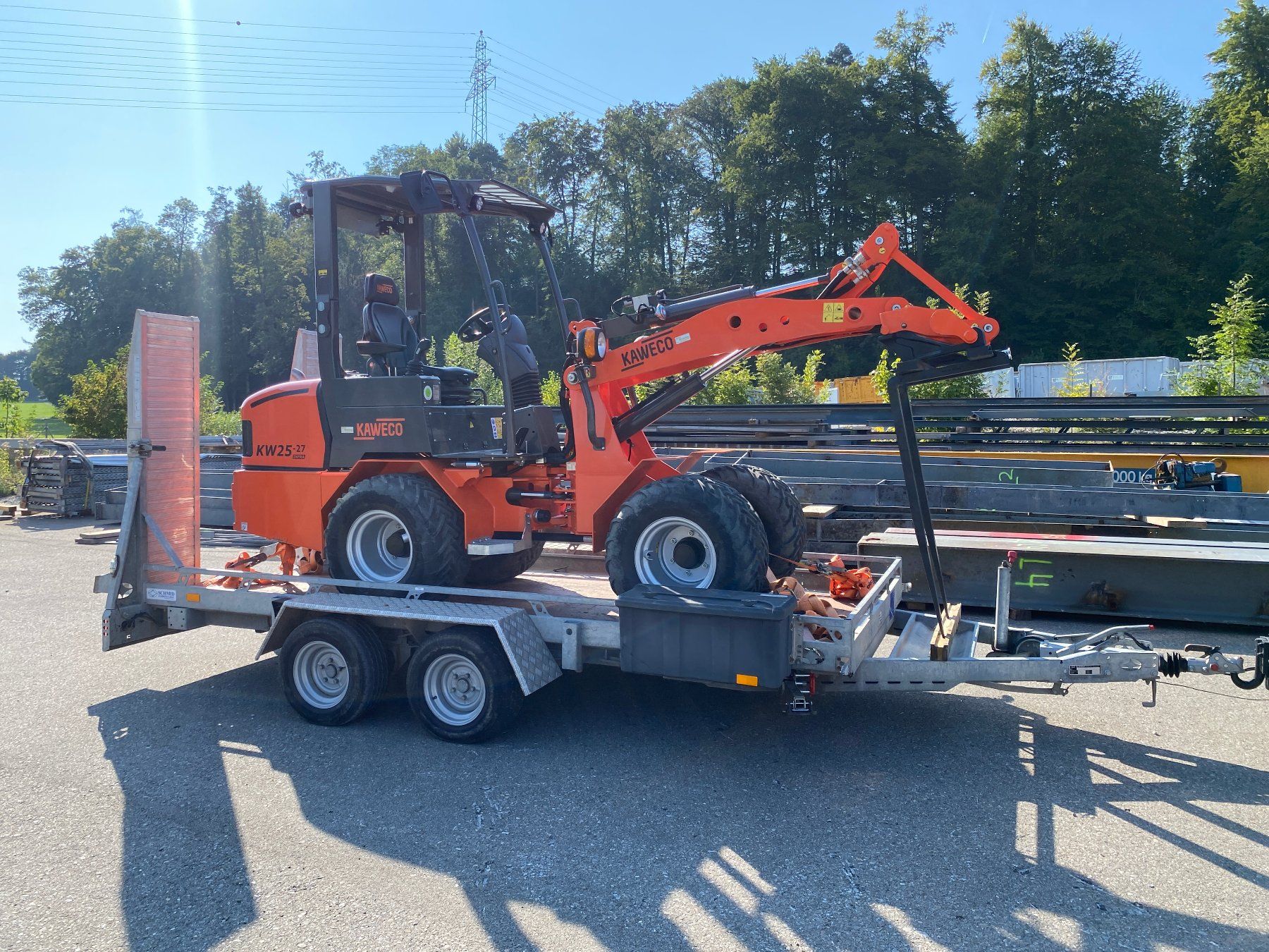 Anhänger: Baggeranhänger Schmid GTA 350 SK – Gebraucht aus Wolfhausen von da_wintschi59